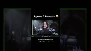 Hogwarts and Harry Potter online zoom class funny video Harry Potter PARODY