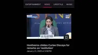 News - #Hontiveros chides #Curlee #Discaya for remarks on 'restitution'