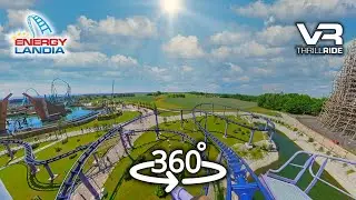 360&deg; FRIDA Energylandia VR Roller Coaster onride POV  Vekoma Junior Coaster