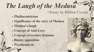 The Laugh of the Medusa- essay 📜📖#medusa #literatureandart #literatureinenglish #ugcnet #feminism