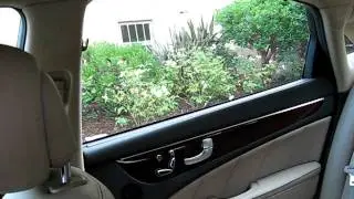 Hyundai Equus power rear blinds.AVI