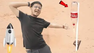 World's Best Bottle Rocket - Liquid Nitrogen Powered | CRAZY INDIAN EXPERIMENT| CRAZY TRY | SCIENCE|