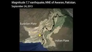 Magnitude 7.7 Earthquake in Pakistan September 24, 2013