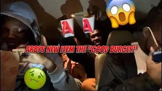 TRYING ARBY&rsquo;S new item the  &ldquo;Good Burger&rdquo;😨🍔( DONT GET IT!)