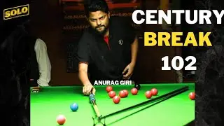 Excellence On Display: 102 Points Century Break By Anurag Giri At Solo Academy