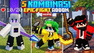 5 kombinasi Addon Epic Fight MCPE 1.21+ Yang Mirip Minecraft Java