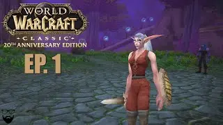 World of Warcraft CLASSIC ERA Anniversary Realms - Thunderstrike EU - Warrior Pt 1 - Chill Leveling