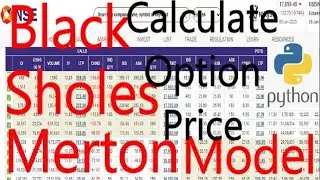 Python | Calculate Option Price or premium | Black- Sholes-Merton(BSM) Model