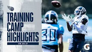 Titans Prep for Preseason Week 3 Game vs. Bears | Practice Highlights