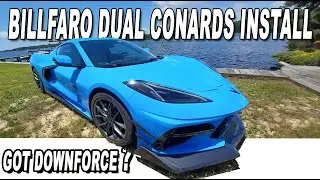 Corvette C8 Aggressive Look + Performance: Billfaro Dual Canards Easy Install