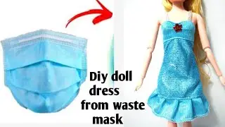 making easy doll dress 👗 😍 | Barbie Hacks and crafts | @barbied.i.y