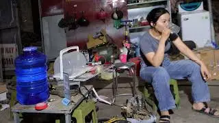 Genius girl's challenge: Repairs and Restores All Broken Car Engines After Years of Abandonment