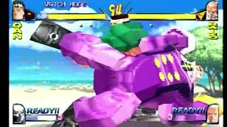 Rival Schools(PS1)-Gan/Akira vs Raizo/Hyo