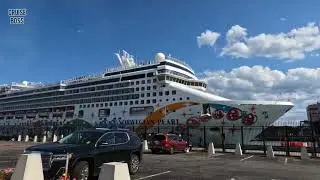 Norwegian Pearl Ship Spotting Boston Black Falcon Cruise Port
