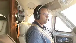 Voando de Canarana-MT para Água Boa-MT - Avião King Air F90
