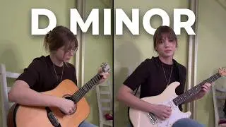 D Minor ( acoustic and electric guitar ) / improvisation essay guitar