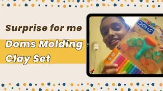 Unboxing My New Modelling Clay set 🤩From Doms || @DOMSIndiaofficial