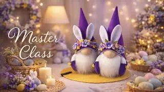Easter Gnome Sewing Tutorial | DIY Handmade Easter Gnome (Step by Step) Gnome bunny | Gnome rabbit