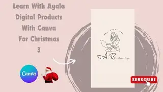 How To Create Digital Products For Christmas with Canva #canva #digitalmarketing #fypシ゚viral