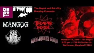 Thonian Horde Live @ The Depot Balitimore 10-14-16