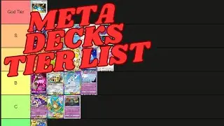 META DECKS TIER LIST! #pokemontcgpocket #pokemonpocket #pokemon #pokemonyoutube #pokemonchannel