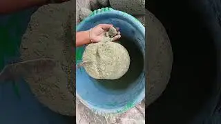 Breaking Huge Sand Shape #asmr #clay #satisfying #trending #ytshorts #viralshort #sandcrushing