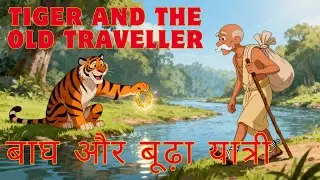 The Tiger and the Traveller | Moral Animated Story for Kids | Lesson on Greed & Trust | Hindi story