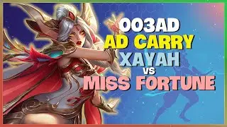 Xayah Pro Tactics: Challenger 003ad's Flawless ADC Mechanics & Teamfight Execution (Engsub)