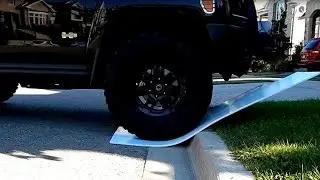 First Test of UHMW Underbody Protection for Off Road Hummer - UHMWPE