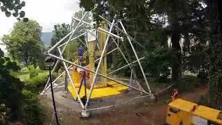 Tensy Dome-Copertura Canobbio textile Engineering- video by Renato Stadtmann -Bellinzona