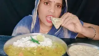 Yummy recipe 😋 arhar ki daal and chawal 🍚 roti salad please support me 🙏