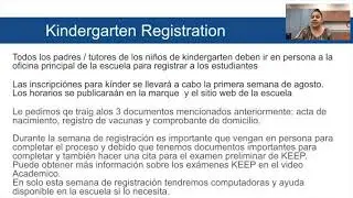 Orientaci&oacute;n de Kinder para Midvale: Registro Exitoso