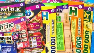 25&euro; de Grattage 😱😱 gros gain ?? Ou grosse perte !!☘️☘️
