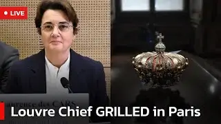 🔴LIVE: Louvre President Questioned in French Parliament | AC1W