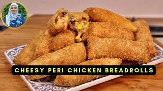 Cheesy Peri Chicken Bread Rolls | Ramadan Recipe | Indian Cooking | Cook with Anisagrams #recipes