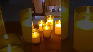 Amazon basics led candle light with remote #tealight #ledlights #giftideas