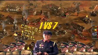 C&C Generals Contra 009 Final 1 VS 7 Insane AI (Death valley)