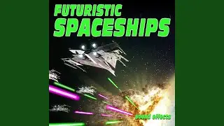Large Spaceship Air Lock Door Opens and Closes