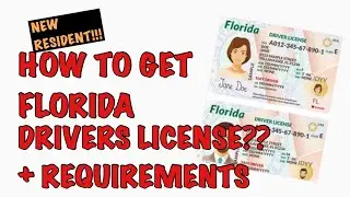 HOW TO GET FLORIDA DRIVERS LICENSE FOR NEW RESIDENT / HOW TO TRANSFER OUT- OF-STATE DRIVERS LICENSE