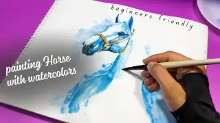 How to Paint a Horse in Watercolor | Step-by-Step Tutorial for Beginners