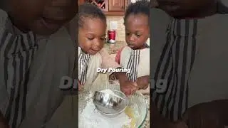 Kitchen skills to try with toddlers #shorts #montessori #twins #montessoritoddler #kidsinthekitchen