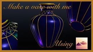 Make (Part of) a Vase with Me Using Nomad Sculpt! | 3D Modeling Timelapse