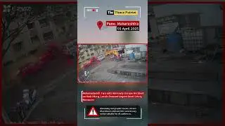 Two Girls Narrowly Escape Accident on Undri Marg, Locals Demand Urgent Road Safety Measures