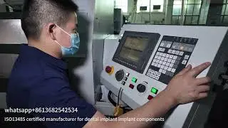 Customization Manufacturer for Titanium Dental Implant and Implant Prosthetic Components #dental