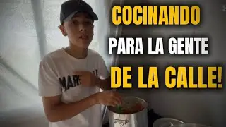 HICE FIDEOS CON SALSA PARAS LA PERSONAS DE LA CALLE!❤️🥹🙏🏻