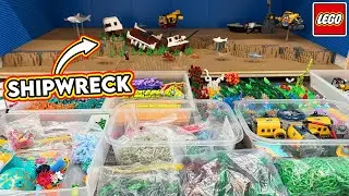 Обновление подводной диорамы LEGO «Кораблекрушение и кораллы»