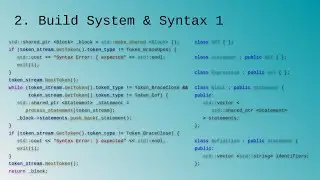 Compiler Development 2: Build System and Syntax 1