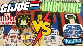 GI Joe VS. Star Wars unboxing! Double action figure  treasures from the  80s and 90s