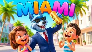 Miami Song ☀️ SUMMER DANCE! 🏖️ Blue Wolf World Tour | Baile de Verano 🇺🇸