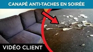 PROTECTION canapé tissu contre les TACHES par NanoProtection